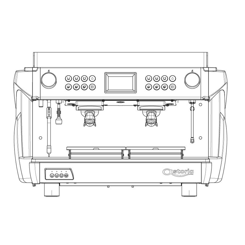 Astoria Plus 4 You ADVANTAGE Siebträgermaschine mit Touch-Display