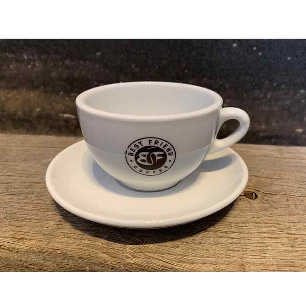 Best Friend Coffee - Porzellan Cappuccino Kaffee Tasse